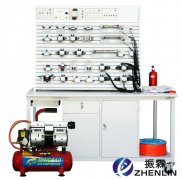 鋁槽式鐵桌氣動PLC控制實(shí)驗(yàn)臺氣動PLC控制臺--上海振霖公司