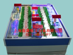 污水廠平面布置模型,污水廠平面布置模型裝置--上海振霖公司
